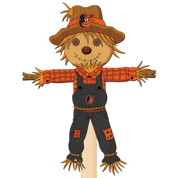 Baltimore Orioles 12" Scarecrow Yard Stake