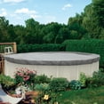 thumbnail image 5 of Sunshades Depot 7 Ft Light Grey Round Pool Cover Heavy-Duty Above Ground Pool Winter Covers Wire Rope Hemmed All Edges for Above Ground Swimming Pools, Trampoline Cover (7', Light Grey), 5 of 5