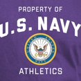 thumbnail image 3 of CafePress - Property Of U.S. Navy Athletics Dark T Shirt - Men's Classic Graphic Cotton T-Shirt, 3 of 4