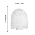 thumbnail image 2 of 3 Pcs Toilet Replacement Brush Head Heads Bowl Household White Plastic, 2 of 6