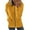 Yellow, variant on Womens Coats Outerwear Winter Woman Long Sleeve Zipper Open Front Loose Outerwear Printing Blouse Coat Tops Pockets Hooded Blouse