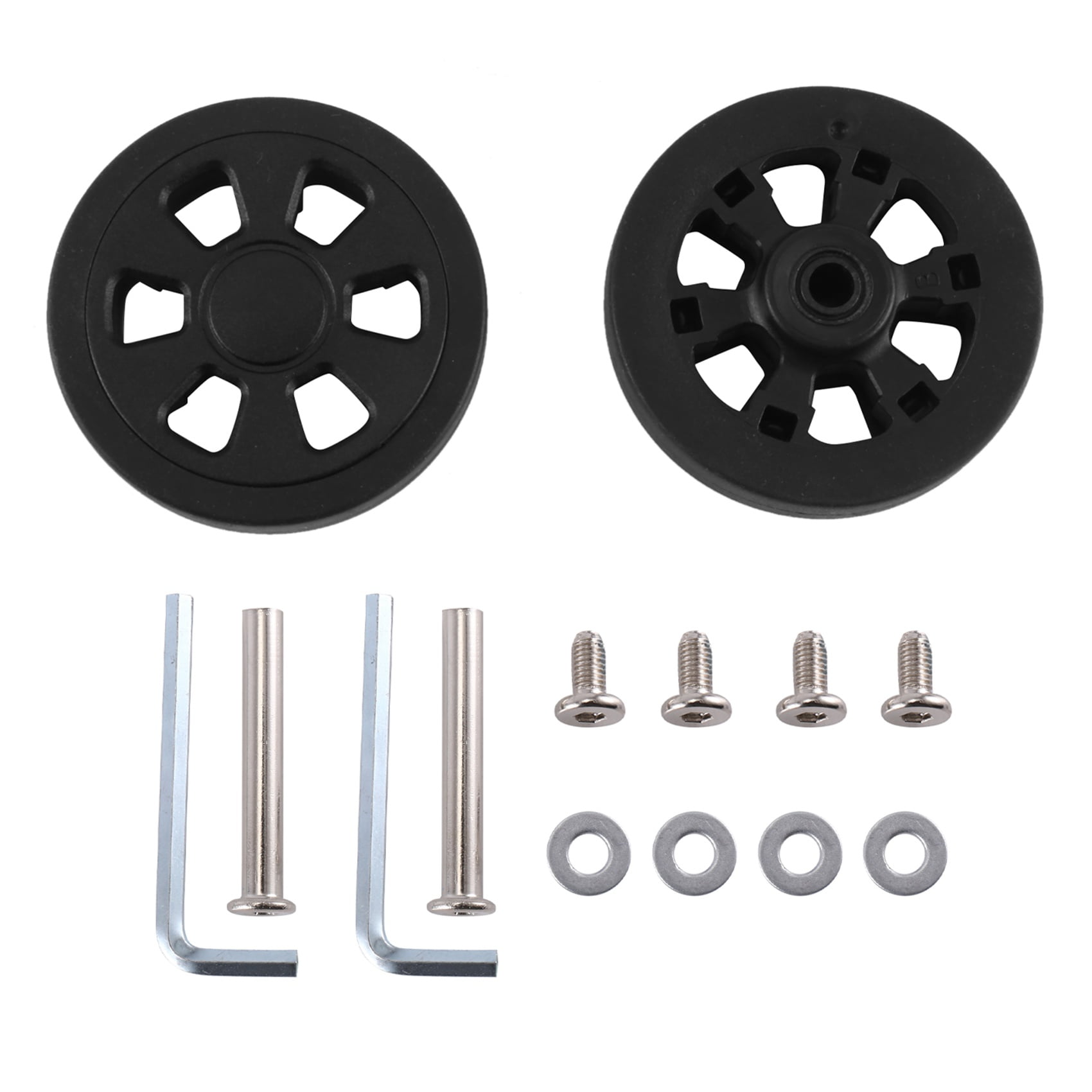 60mm x 12mm Luggage Wheels Replacement Wear Resistant Environmental