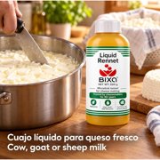 BIXA Liquid Rennet for Cheese Making, 16.9 fl oz