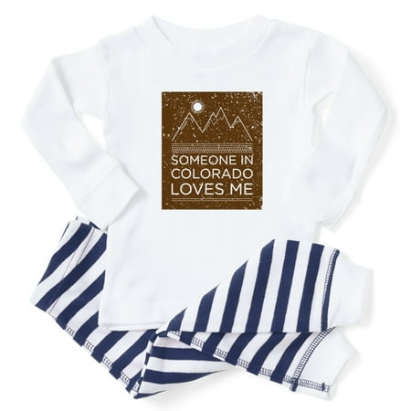 

CafePress - Someone In Colorado Loves Me - Toddler Long Sleeve Pajama set