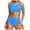Blue, variant on Swimsuit for Women One Piece Skirt Bikini Sets for Women Push Up Skimpy Swim Skirts for Women Swimwear Two Piece Modest Tankini Sets for Women Criss Cross Back Previous Orders