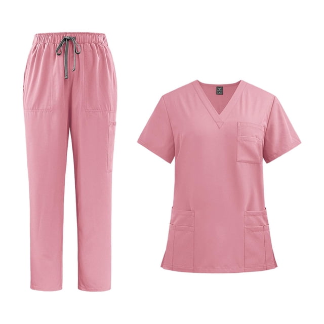 Conjunto de uniforme de enfermería, pantalones de enfermera, uniformes médicos para mujer, traje de trabajo de enfermería SG