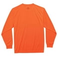 thumbnail image 2 of Ergodyne GloWearÂ® 8091 Non-Certified Long Sleeve T-Shirt, Orange, 3XL, 2 of 2