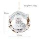 thumbnail image 1 of Pack Coronas Navideñas Colgante Círculo Navidad Rattan Blanco Sant, 1 of 5