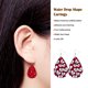 thumbnail image 3 of Sonducket Pendientes de cuero con forma de gota de agua, pendientes colgantes rojos para el Día de San Valentín, adornos para mujeres y niñas, regalo Ropa, zapatos y accesorios Miscelánea tipo 4 Sonducket AP010056-04, 3 of 6