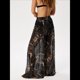 thumbnail image 5 of Pantalones Anchos de Cintura Alta con Elástico para Mujer, Pantalones Casuales Largos para Estar en Casa Flor Grande L, 5 of 6