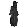 thumbnail image 3 of Almencla 2Pcs Over-Sized Changing Robe Jacket Thermal Windbreaker Water Sports Poncho Black, 3 of 8