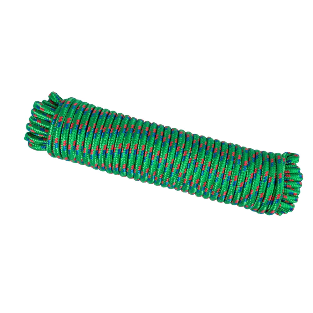 X 100 Ft Details about   3 8 In Diamond Braid Polypropylene Rope Decorative Landscaping 