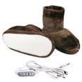 thumbnail image 4 of VKEKIEO House Slippers For Women USB Heated Slippers Heated Feet Warmer Winter Office Heating Shoes Plug Electric Heating Boots Feet Warm Plush Indoor Comfy Slippers, 4 of 8