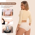 thumbnail image 3 of Lanola Arm Compression Sleeves for Women Arm Shaper Front Closure Post Surgery Arm Slimming, 3 of 4