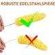 thumbnail image 2 of Resistente al calor, resistente a la corrosión, sin problemas de centrifugado, 10 brochetas reutilizables para asar de acero inoxidable, pulidas y limpias, aptas para lavavajillas, 2 of 4