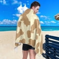 thumbnail image 5 of Coolnut Cow Beach Towel, Sand Free Super Absorbent Oversized Travel Towel with Mesh Bag for Beach,Camping, Swimming, Holiday, 30"x 60", 5 of 6