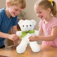 thumbnail image 4 of Oso de peluche con suéter de punto | Juguete suave y tierno para niños y bebés | Regalo navideño y decoración de invierno para el hogar | Decoración para la habitación infantil, 4 of 7