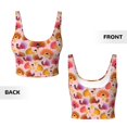 thumbnail image 5 of Lsque Happy Thanksgiving Turkey Printed Women'S Sports Bra, Compression, Moisture Wicking, High-Impact Sports Bra For Women,Supportive sports bra-Medium, 5 of 9
