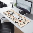 thumbnail image 2 of Long Mouse Pads for Desk,Beige Chicken Pattern Desk Mats on Top Of Desks, Desk Mouse Pad Extra Large with 3mm Non-Slip Base and Stitched Edge for Gaming,Office,Work,Home 31.5x11.8in, 2 of 5