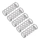 thumbnail image 1 of Uxcell 5Pcs Diámetro del alambre 0.031", OD 0.28", Longitud libre 0.79" Resorte mecánico comprimido de acero inoxidable 304, 1 of 7