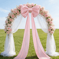 thumbnail image 6 of Easter Extra Large Decorative Bow with Long Tail - Big Bow for Party Wedding Shower Wall Christmas Tree, Aesthetic Holiday Ornament for Home Birthday Festival Celebration Decor, Pink, 6 of 10