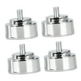 thumbnail image 3 of 4 Pieces M10 Thread Bed Frame Legs Heavy Duty Furniture Support Legs Replacement Argent 3cm, 3 of 7