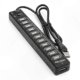 thumbnail image 2 of 12-Port USB 3.0 Hub with High-Speed Data Transfer Capability Multi USB Splitter Adapter for Multiple Devices Connection, 2 of 3