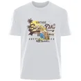 thumbnail image 3 of Camiseta de verano retro con letras simples para hombre, 100 % algodón, cómoda, transpirable, informal, a la moda, ropa de calle para exteriores para hombre, 3 of 5