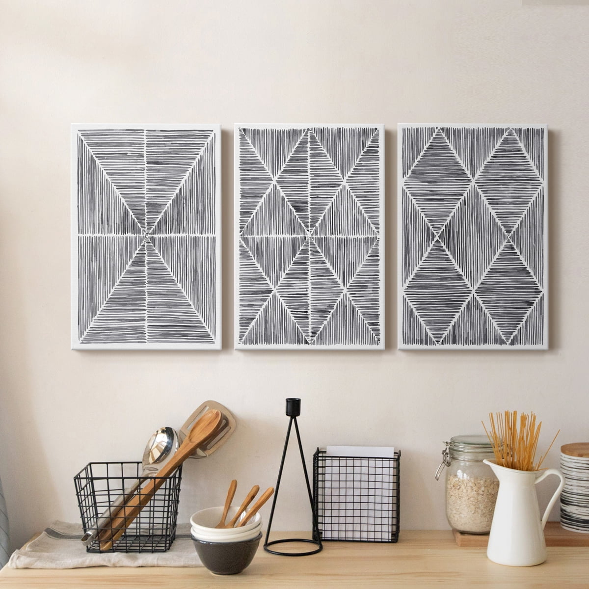 Vibrato I Premium Gallery Wrapped Canvas - Ready to Hang - 8 x 12 Each
