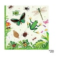 thumbnail image 1 of Easter Paper Napkins 16.5 cm Multicolor Spring Insect Theme Dragonfly Butterfly Design Party Tableware Set, 1 of 6