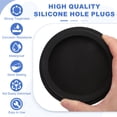 thumbnail image 3 of Uxcell 3 Pcs Tapón de Silicona en Forma de T, Diámetro 102 mm/4.02 Pulgadas, Tapón de Silicona Impermeable Reutilizable para Sellar Agujeros Redondos en Equipos de Tuberías, Negro, 3 of 7
