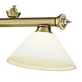 thumbnail image 6 of Z-Lite Cordon 3 Light Billiard, Steel Frame, Matte Opal Shade Color, 6 of 8