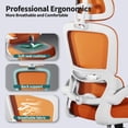 thumbnail image 3 of Silla de oficina ergonómica TRALT de malla, respaldo alto, 150 kg, 3 of 9