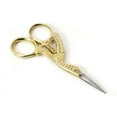 thumbnail image 5 of Tailoring Straight Sharp Tip Scissors Stainless Steel Stork - Gold, 5 of 10