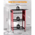 thumbnail image 4 of vfytbgnhj Power Tool Organizer with Wheels - Garage Power Tools Storage Cart  Large Rolling Drill Holder Cordless Battery Storage  Heavy Duty Floor Standing Utility Rack Gift for Men  Hus, 4 of 6