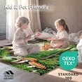 thumbnail image 4 of ODIKA 6'x9' Machine Washable Non-Slip Area Rug, RAINIER COTTAGE Forest Fantasy High Traffic Rug, Green, 91038, 4 of 7