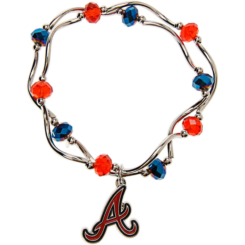 Atlanta Braves Women's Bead Stretch Bracelet
