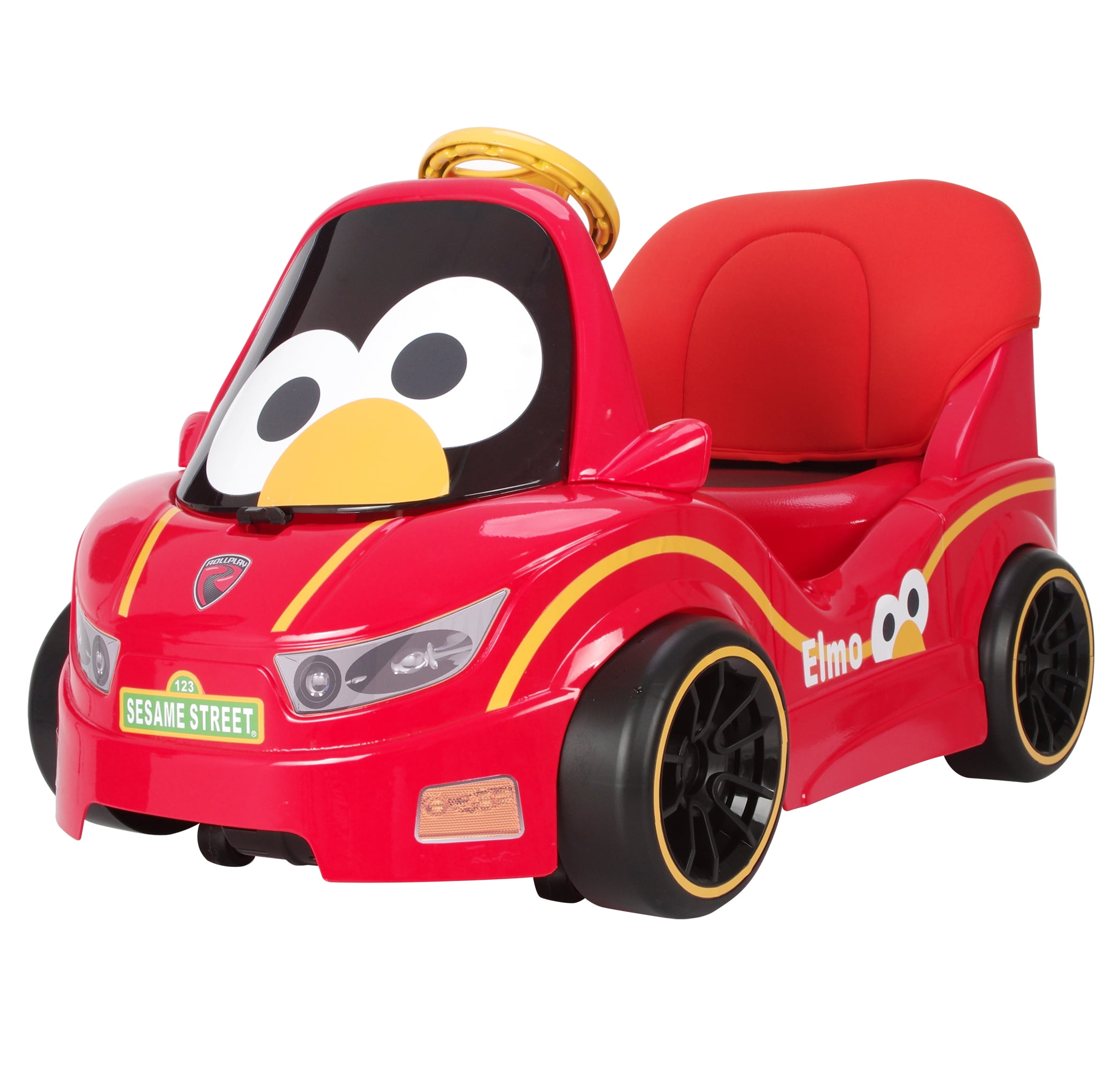 elmo ride on car
