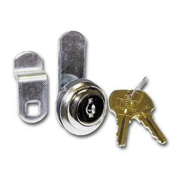 National Lock N8053 03 346 0.88 in. Disc Tumbler Cam Lock - Brass