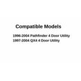 thumbnail image 5 of Driver Left Side Front Door Window Door Glass Compatible with Nissan Pathfinder/Infiniti QX4 1996-2004 Models (Not For Pathfinder Armada), 5 of 6