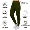 thumbnail image 3 of Galaxy by Harvic 3-Pack Women's Loose Fit Fleece Jogger Sweatpants (S-5XL), 3 of 5