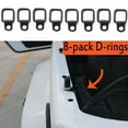 thumbnail image 4 of 8Pcs D Ring Bolt On Truck Pick Up Bed Cargo Tie Down Anchors Strap Hook Clips Compatible with Wrangler, 4 of 10