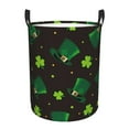 thumbnail image 6 of Picia St. Patrick's Day8 Large Laundry Basket, Waterproof, Freestanding Laundry Hamper, Collapsible Tall Clothes Hamper with Extended Handles-Medium, 6 of 8