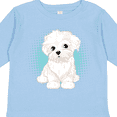 thumbnail image 4 of Inktastic Maltese Puppy Dog Boys or Girls Long Sleeve Toddler T-Shirt, 4 of 5