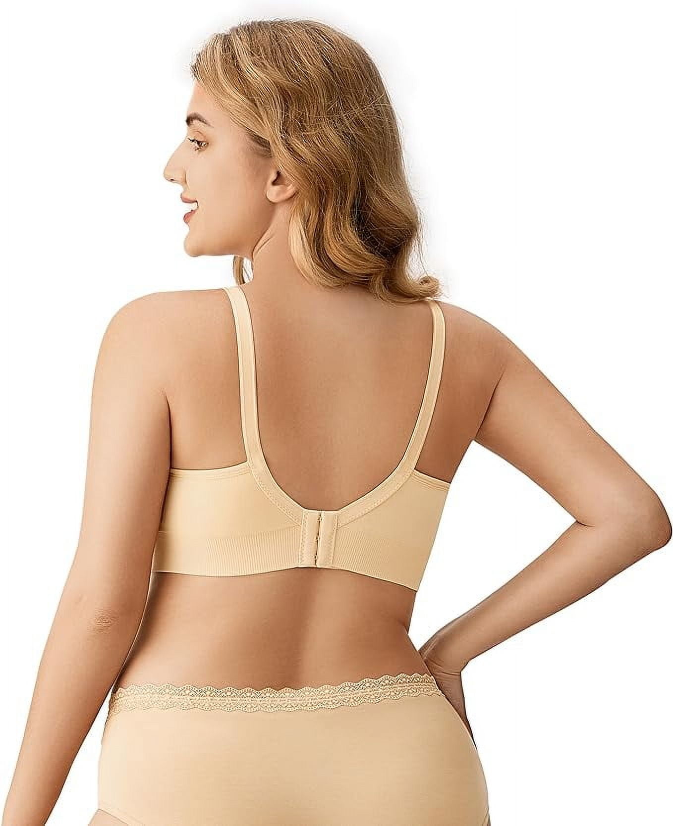 HBlife 5-Pack Women's Seamless Nursing Maternity Bras with Extra Extenders