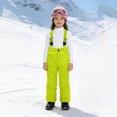 thumbnail image 5 of dgysar Girls Boys Girls Unisex Insulated Snow Ski Pants Winter Water-Resistant Windproof Outdoor Fluorescent Green 120, 5 of 5