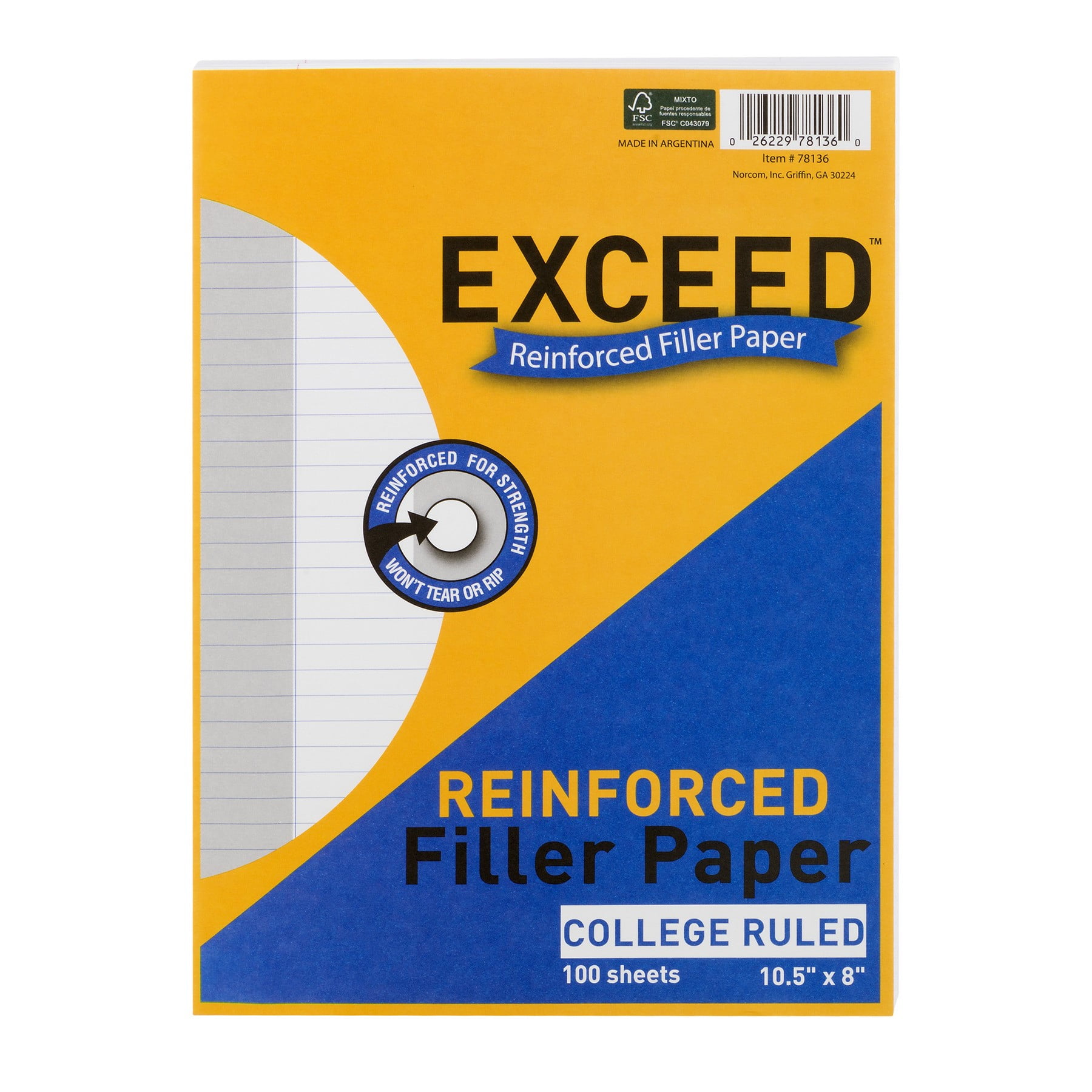 College Ruled Filler Paper by C-Line 