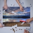 thumbnail image 3 of Adventure Awaits, Red Kayak on Beach (1000 Piece Puzzle, Size 19x27, Challenging Jigsaw Puzzle for Adults and Family, Made in USA), 3 of 4