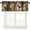 Style-13, variant on Wine Kitchen Curtains Valance, Rustic Grape Themed Curtains Farmhouse Fruit Barrels Wall Vintage Winery Art Rod Pocket Window Valance, for Bedroom Living Room Cafe 1 Panels W54xL18in