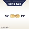 thumbnail image 2 of Unión de compresión LTWFITTING de latón de 1/8" OD, paquete de 10, 2 of 5